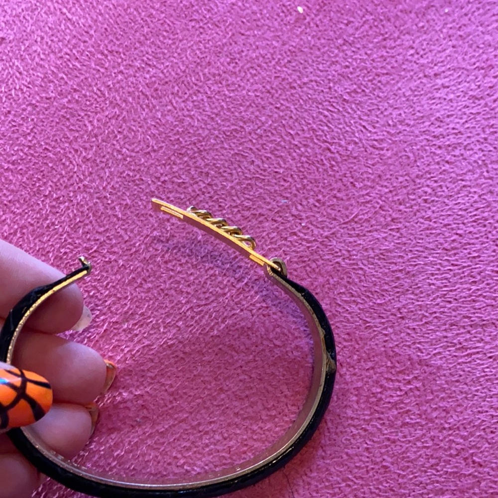 Vintage gold and black bracelet.